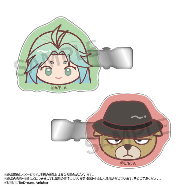 『TO BE HERO X』ゆるころフェイス ヘアクリップセット D